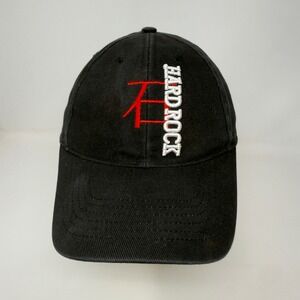 Vtg Hard Rock Cafe Tokyo Baseball Cap Black Cotton Kanji Embroidered Hat OSFA